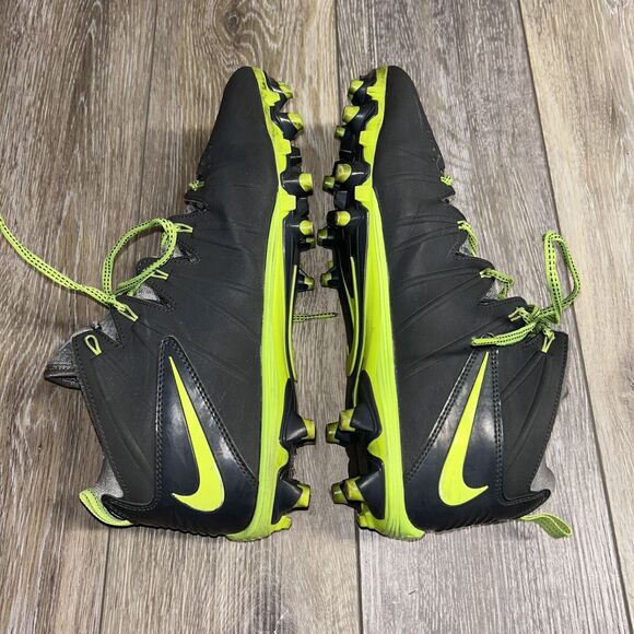 Nike Huarache 4 Gray Green Football Lacrosse Cleats 616296-007 Men’s US Size 10 main image 9